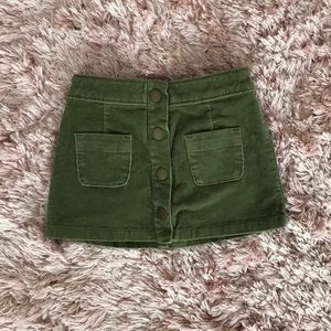 Corduroy skirt